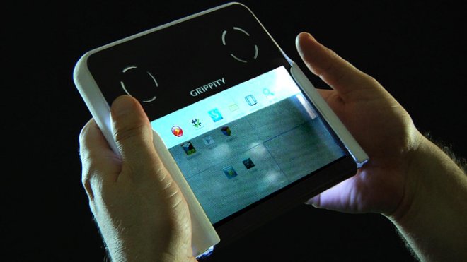 Первый в мире планшет с полупрозрачным экраном