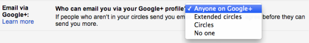 Из Gmail теперь можно отправлять письма пользователям Google+
