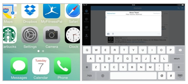 Несколько изменений во внешнем виде iOS 7.1