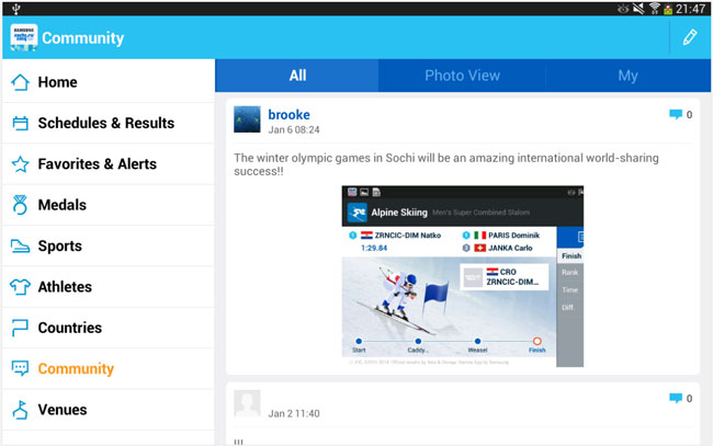 Samsung выпустила приложение Wireless Olympic Works