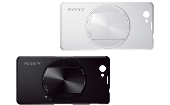 Sony представила кейс-прищепку под объективы QX10/QX100 для Xperia Z1 Compact