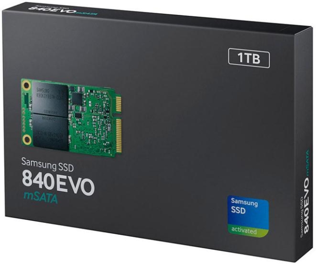 Samsung 840 EVO - самый большой mSATA SSD-накопитель поступает в продажу