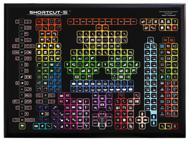 Shortcut-S – клавиатура для графических дизайнеров