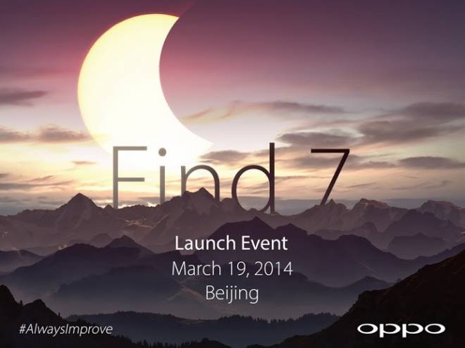19 марта будет представлен OPPO Find 7