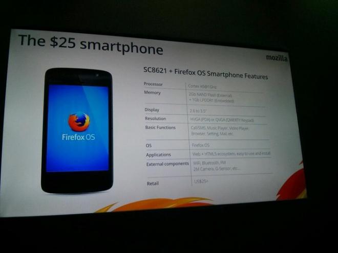 Mozilla пообещала смартфоны по $25