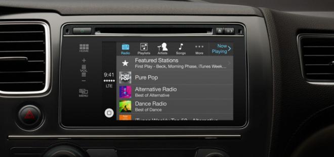 Apple официально представила платформу CarPlay