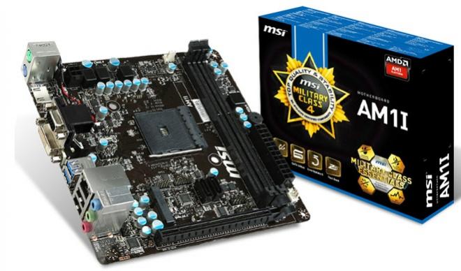 Недорогая Mini-ITX плата MSI AM1I для процессоров Kabini AM1
