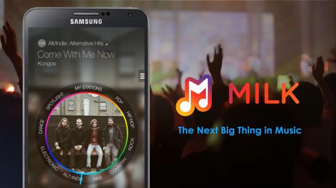 Samsung запустила свой бесплатный музыкальный сервис Milk Music