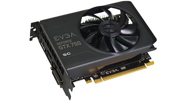 EVGA представила 2 видеокарты GeForce GTX 750 с 2 ГБ памяти