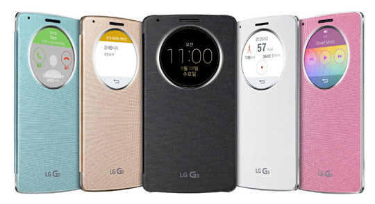 Чехол LG QuickCircle™ для смартфона LG G3