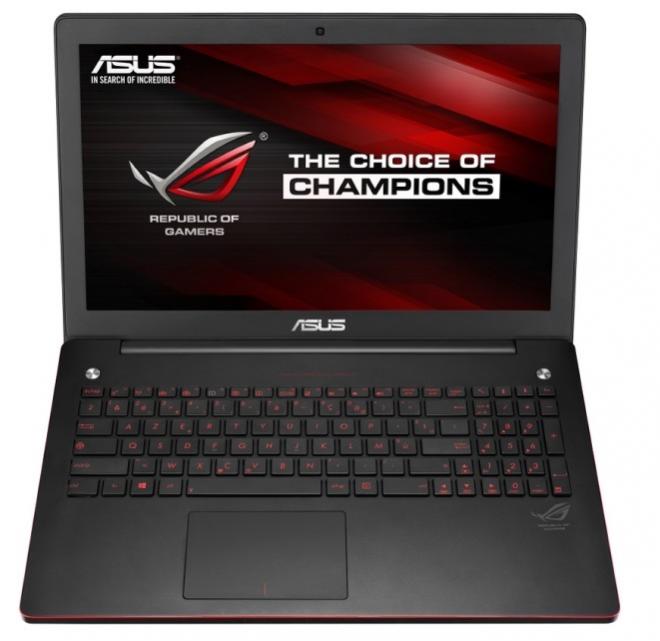 Asus представила G550JK - игровой ноутбук с графикой GeForce GTX 850M