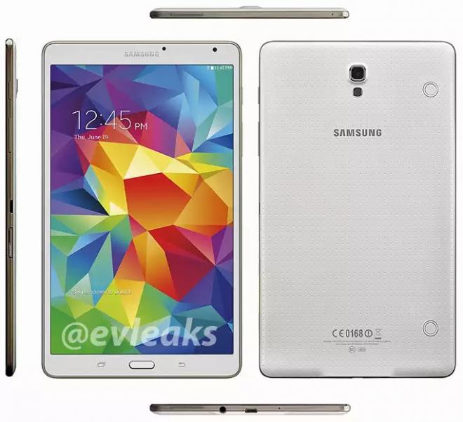 EvLeaks поделился с народом пресс-рендером Samsung Galaxy Tab 8.4