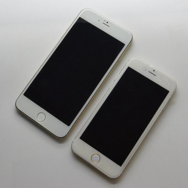 Утечки внешнего вида Apple iPhone 6: 4.7” и 5.5” модели в сравнении