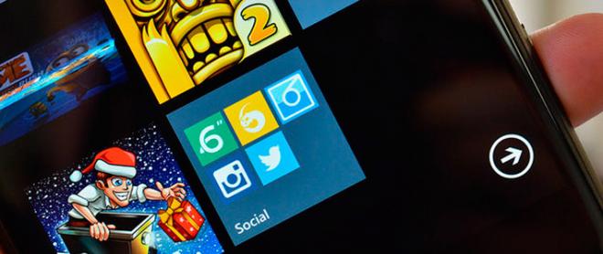 В следующей версии Windows Phone появятся папки для приложений